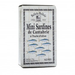 Mini Sardines de Cantabrie à l'huile d'olive Bellota-Bellota